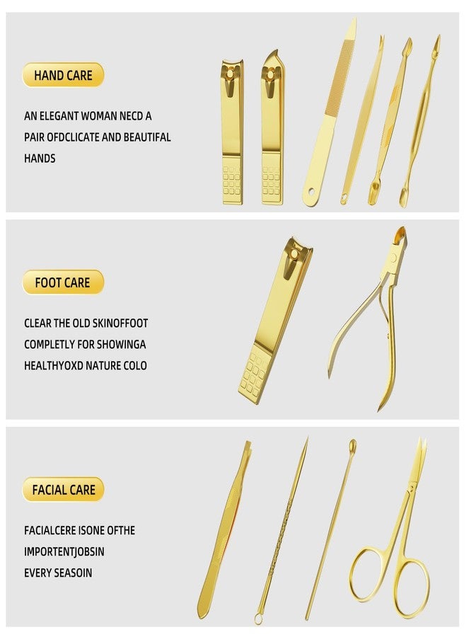 ZIZZON Manicure Set, Stainless Steel Nail Clipper Set with Travel Case - Image 2