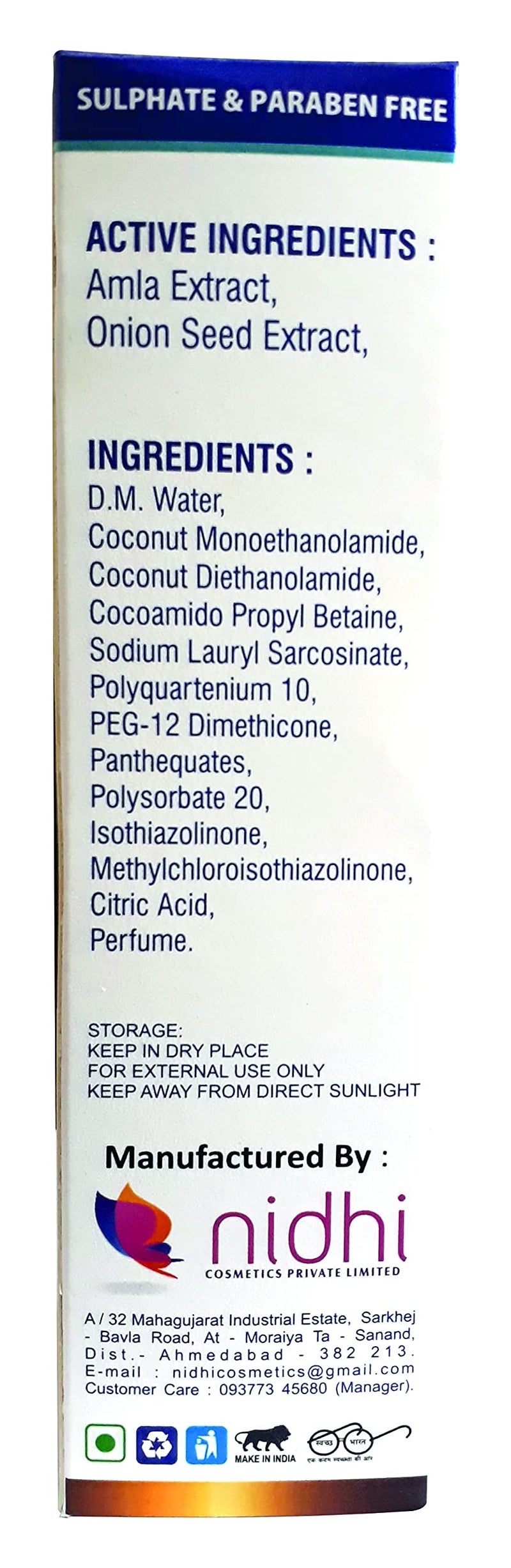 Eylin Soft Care Sulphate & Paraben Free shampoo-200ml + Eylin Moisturizing Face/Body Lotion-180ml.. Total 2 Units - Image 4