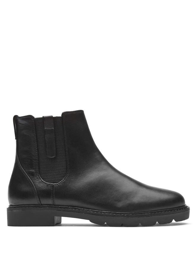 Rockport Women's Kacey Bootie Ankle Boot, Black Leather, 35.5 EU - Image 4
