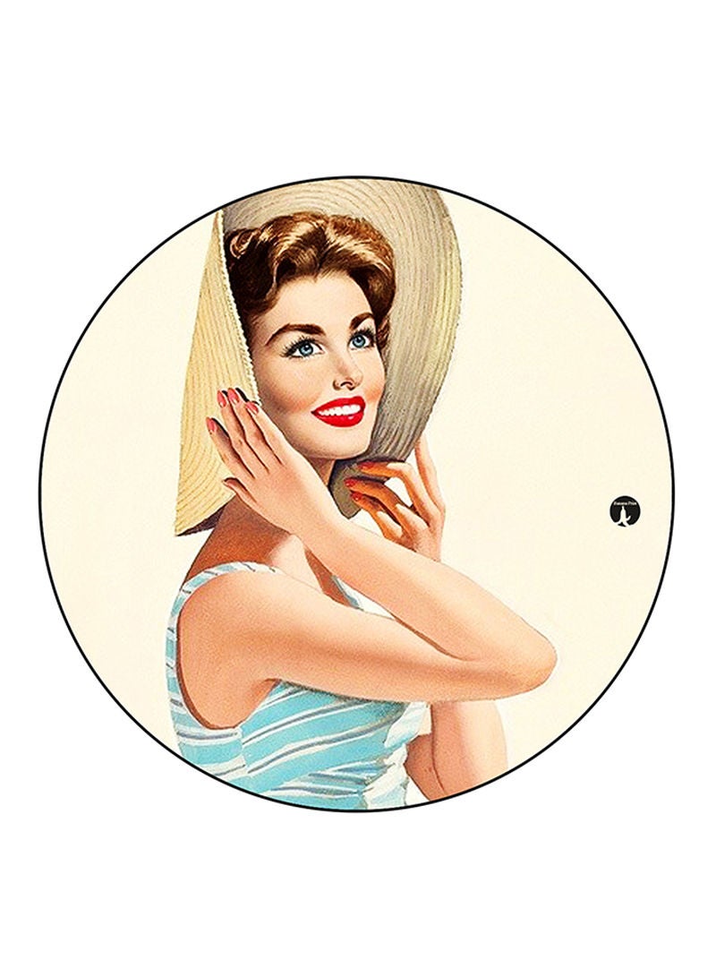RKN Vintage Art Printed Mouse Pad Multicolour