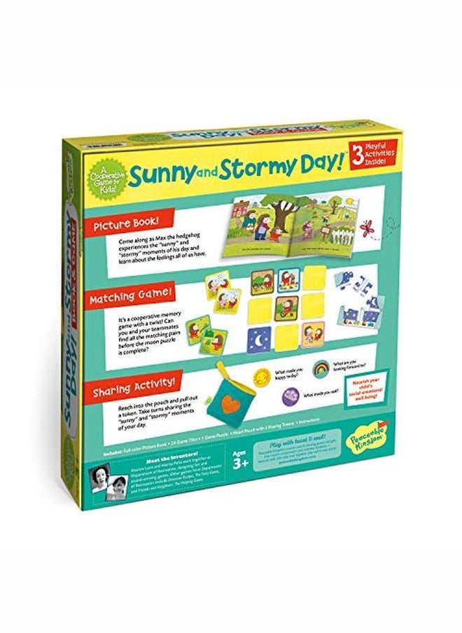 Peaceable Kingdom - Sunny And Stormy Day A Cooperative Sharing Game For Kids - Image 1