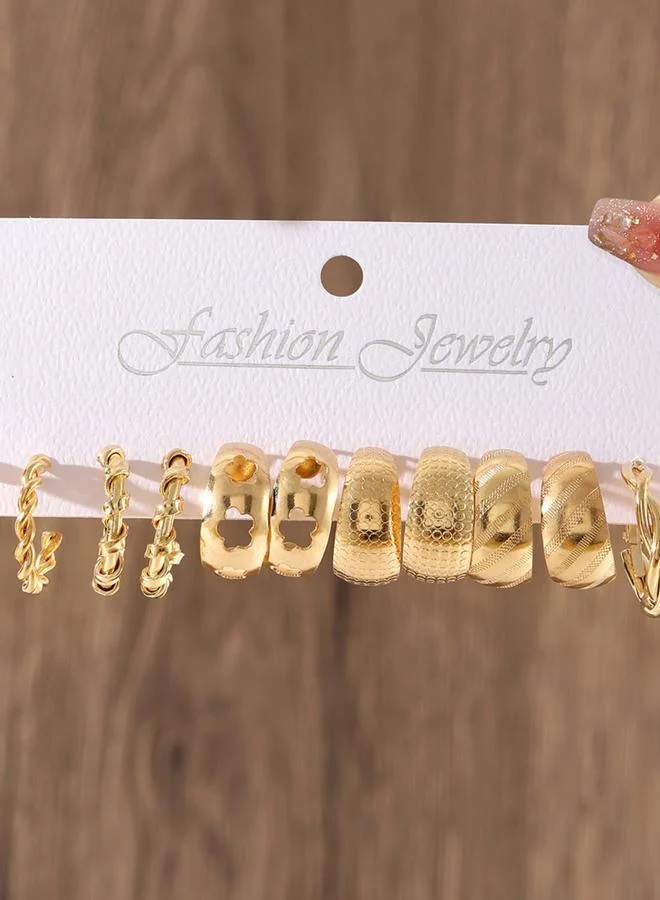 Take Two Take Two Set of 6 - Assorted Circle Earrings