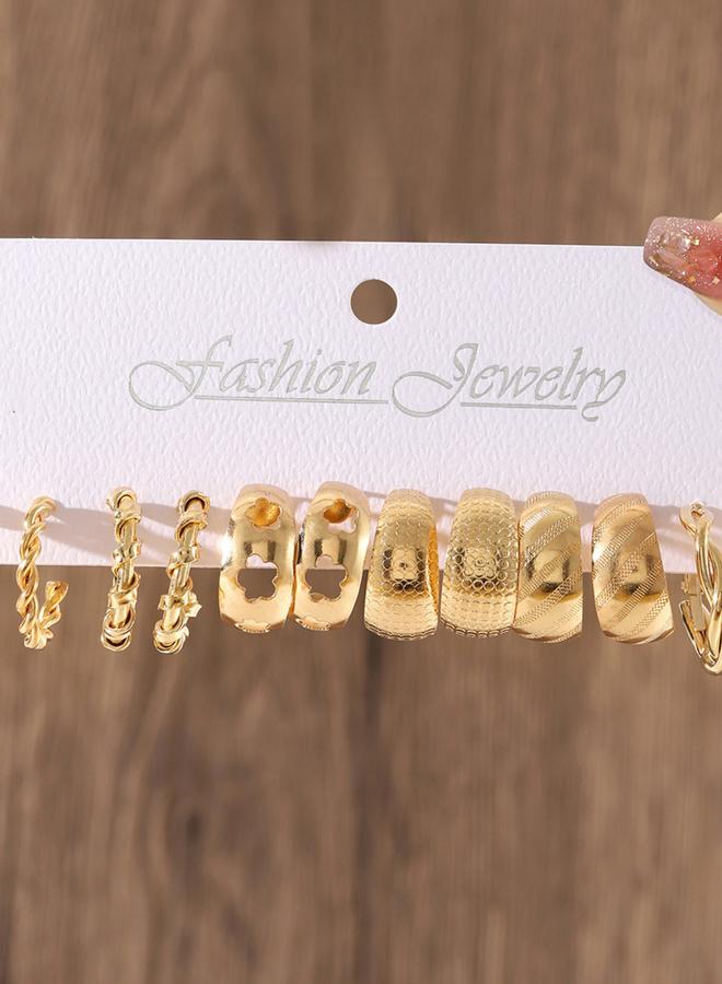 Take Two Set of 6 - Assorted Circle Earrings