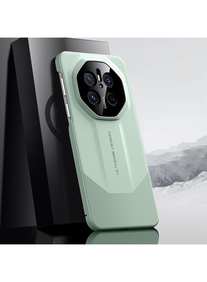 S-TOP Case For Huawei Mate 70 Imitation Ultimate Design PC Hybrid Plain Leather Phone Case - Image 1