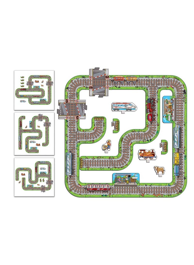 أورشارد تويز أحجية الصور المقطوعة لأرضية السكك الحديدية العملاقة - Image 2