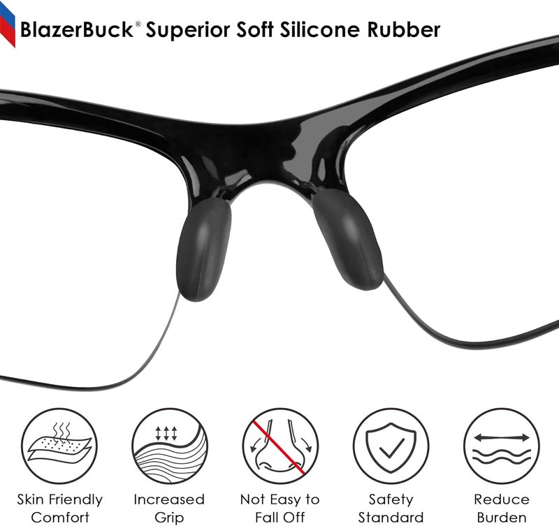 BLAZERBUCK Replacement Nose Pads Nose Piece for Oakley Flak 2.0/Flak 2.0 XL/Flak 2.0 Asian Fit/Flak XS/Flak XXS Sunglasses - Image 2