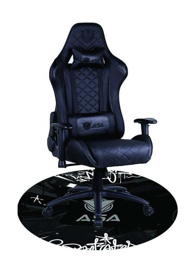 ASA Gaming Chair Mat Anti-Slip, Gaming Chair Mat for Hardwood Floor & Tile Floor, Gaming Computer Chair Mat for Gaming Room Home Office Decor, Anti-fouling, Natural Rubber, Smooth Fine, (Extra Large Size) - Image 5