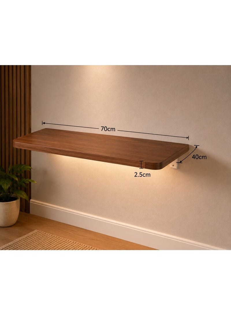 Modern Wooden Floating Wall Shelf - Image 5