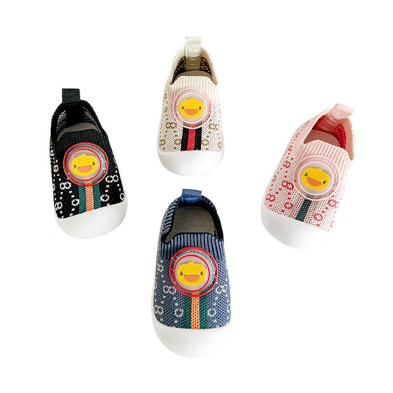 Children'S Flash Toddler Shoes Doll Baby Floor Non-Slip Newborn Baby Early Education Shoes Breathable Comfortable Sports Wear-Resistant - Image 5