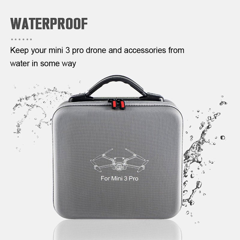 Careflection Waterproof Portable Storage Case for Mini 3 Pro (with DJI RC Remote Controller) Waterproof Portable Storage C Carry Case : Double Layer Can Hold Tablets, Landing Pad, Tablet Holder and Other DJI Kits - Image 4
