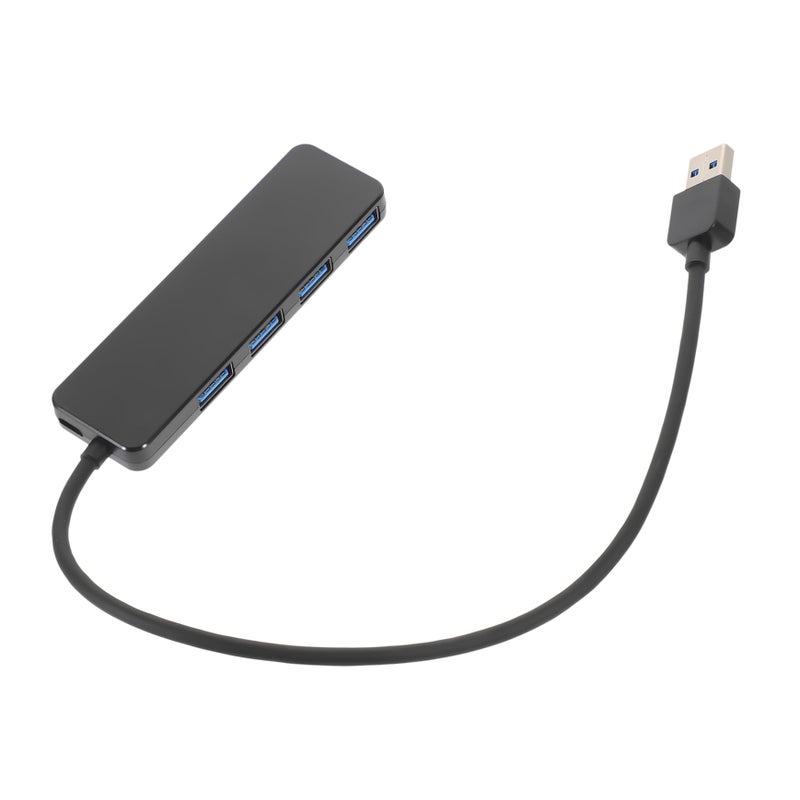 USB Hub 4 منافذ رفيع فائق محمول من الألومنيوم محطة بيانات للكمبيوتر المحمول للسفر والعمل - Image 2