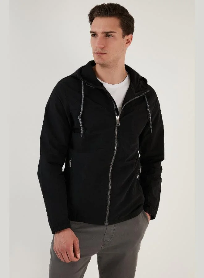 Buratti  Buratti Regular Fit Hooded Pocket Seasonal Jacket Men's MONT 497GLENN for Men | Best Price UAE