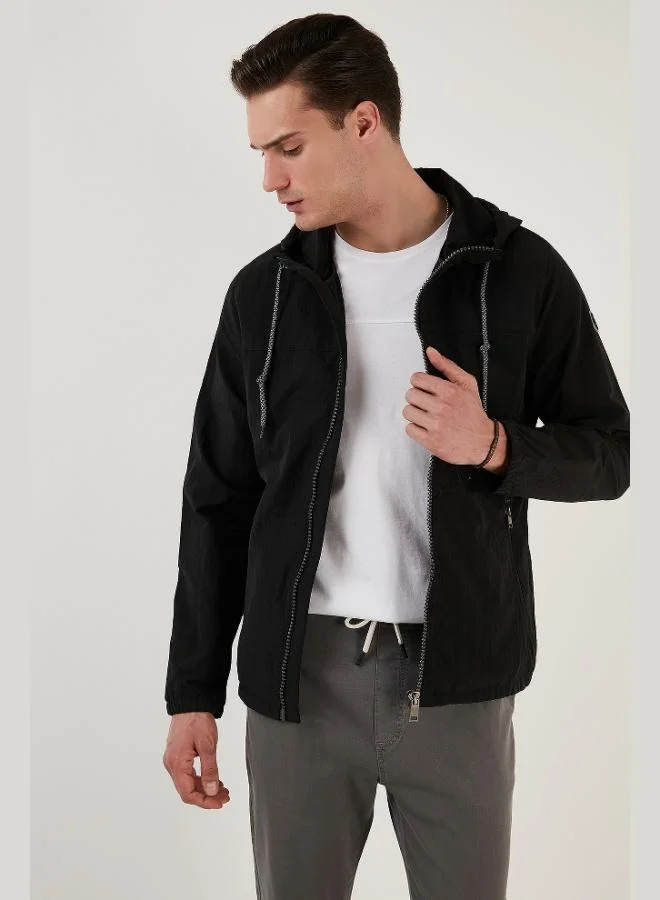 Buratti  Buratti Regular Fit Hooded Pocket Seasonal Jacket Men's MONT 497GLENN for Men | Best Price UAE