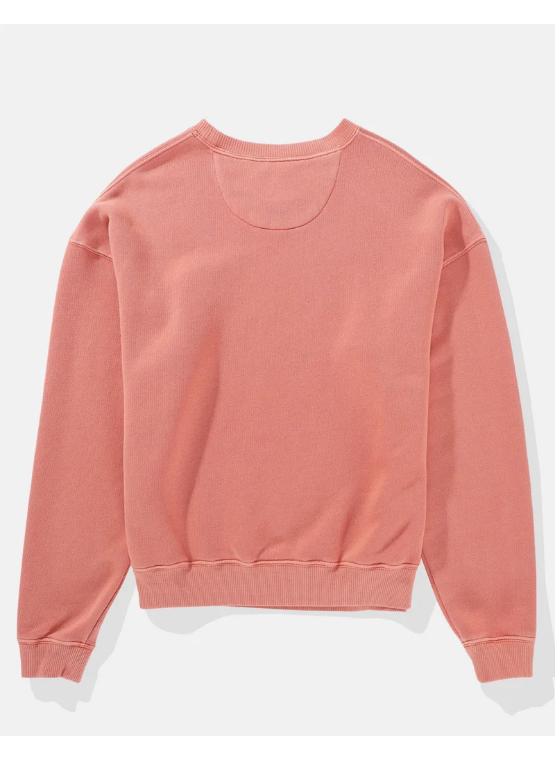 American Eagle Casual Crew Neck Sweatshirt