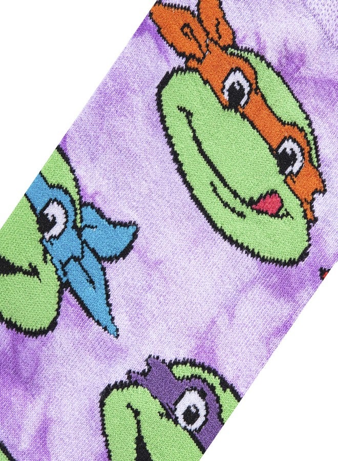Odd Sox, TMNT, Teenage Mutant Ninja Turtles, Tie Dyed, Crew Sock for Men & Women - Image 5