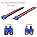 LINSYRC 3 Pairs EC3 Style Male and Female Connector Plug Adapter Cable with 15cm 14awg Silicone Wire for RC Lipo Battery - Image 4
