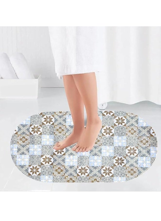 Spaceshoop Anti Skid Shower Mat | Versatile Bathroom Safety | Ideal for Bathroom, Bathtub, Shower | Anti-Slip Mat with Suction Cups, Drain Holes, and Comfortable Textured Surface size (60 * 30)  - Image 3