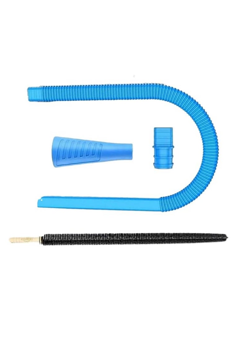 Dryer Vent Cleaner Kit Flexible Vacuum Hose Attachment for Lint Removal Stretchable Vacuum Extension Hose and Cleaning Accessories for Tumbler Dryer - Image 1