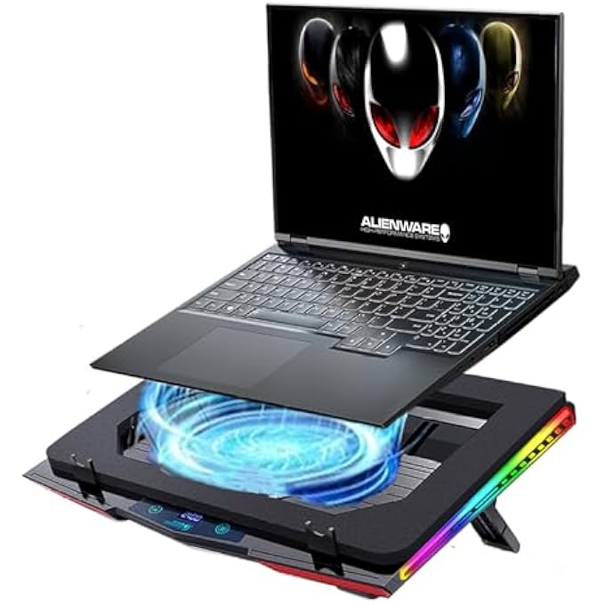 rayihni RAPID LAPTOP COOLING PAD FOR DELL ALIENWARE 16-18 INCH GAMING ...