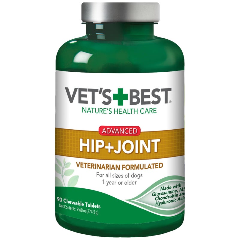 Vet's Best Advanced Hip & Joint Dog Supplements | Formulated with Glucosamine and Chondroitin to Support Dog Joint and Cartilage Health (3165810242) - Image 1