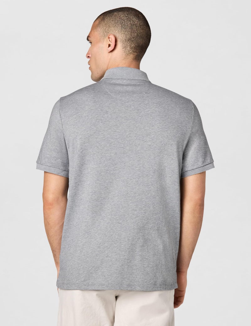 vineyard vines Men's Edgartown Short Sleeve Pique Polo, Barracuda, Large - Image 4
