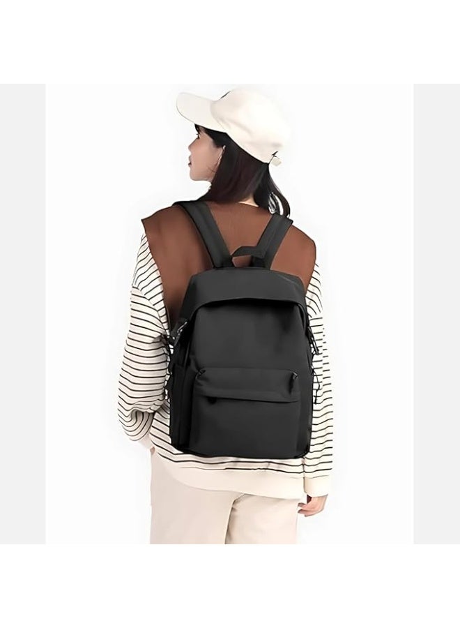 هاف مون Half Moon Unisex Anti-Theft College Bag for Girls Boys Men Women | 14 inch, Stylish and Trendy Collage Backpack Bags Office use with Anti Theft Pocket & Small Pockets Inside - Image 4