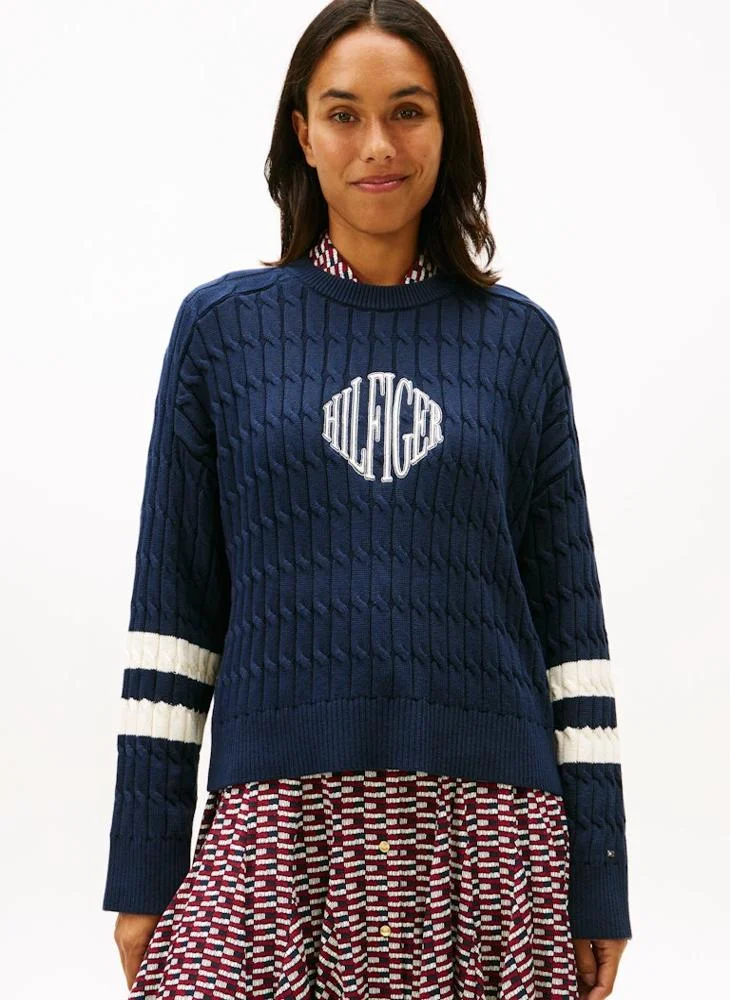 Graphic Pullover Sweater