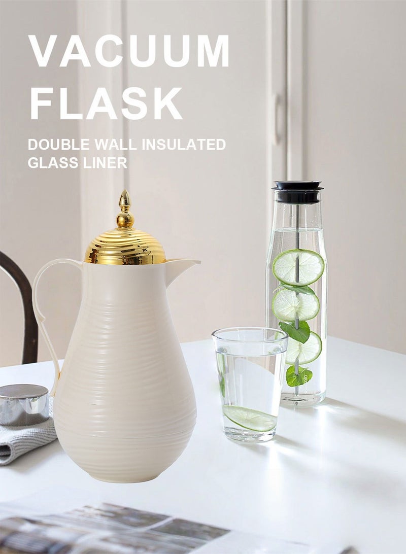 PHISMA 2-Piece Insulated Bottle Set – Elegantly designed, perfect for holding coffee and tea, with excellent insulation that keeps drinks hot or cold for 24 hours. 1-liter capacity * 2 - Image 2