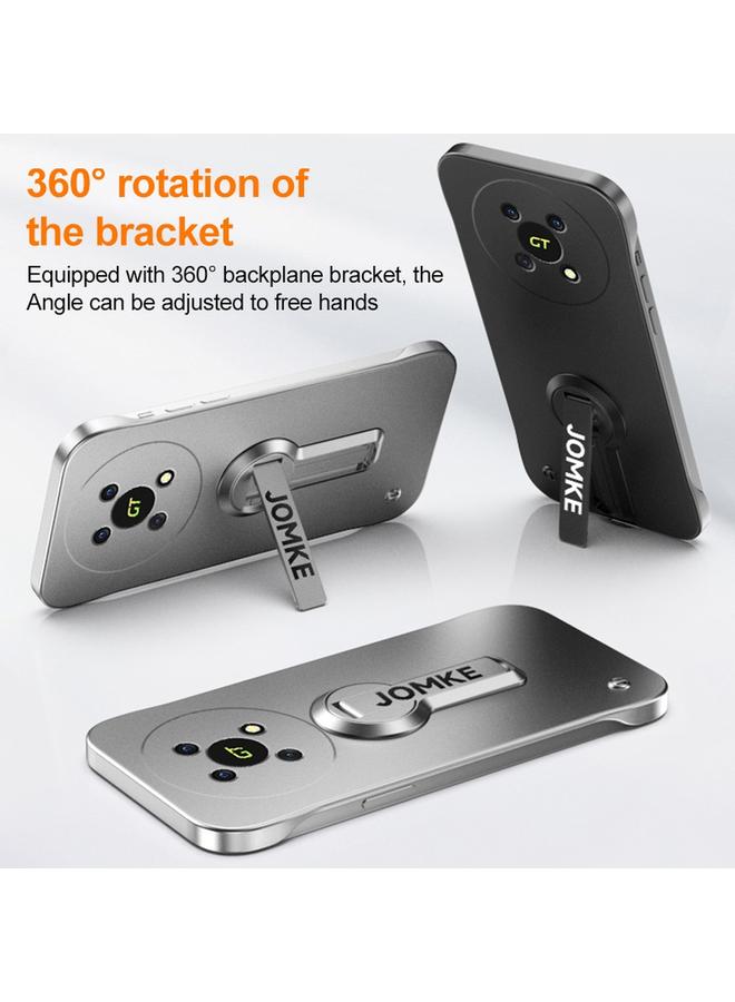 S-TOP Case For Honor X40 GT Baking Varnish 360 Rotate Holder No Frame PC Phone Case - Image 3