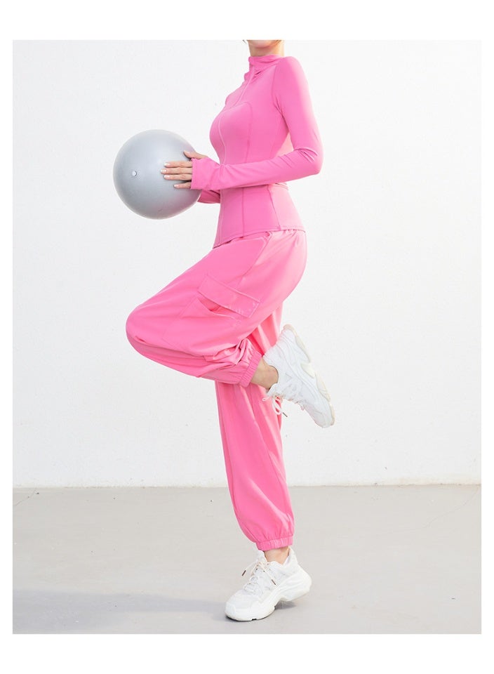 Womens Zip Up Hoodies Running Jackets Slim Fit Pullovers Fall Fashion Gym Fitness Outfits Sweaters - Image 5