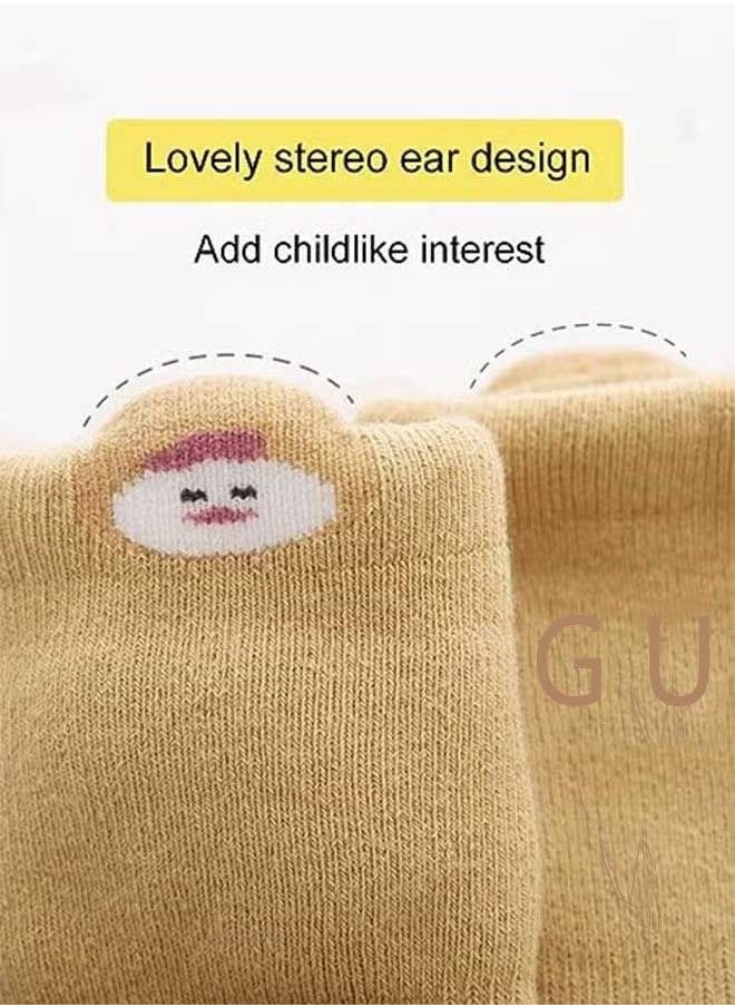 Ocean - 3 Pairs Baby Anti Slip Floor Socks, With Silicone Anti Slip Soles, Elastic And Non Binding, Suitable For Ages 1-3 - Image 1
