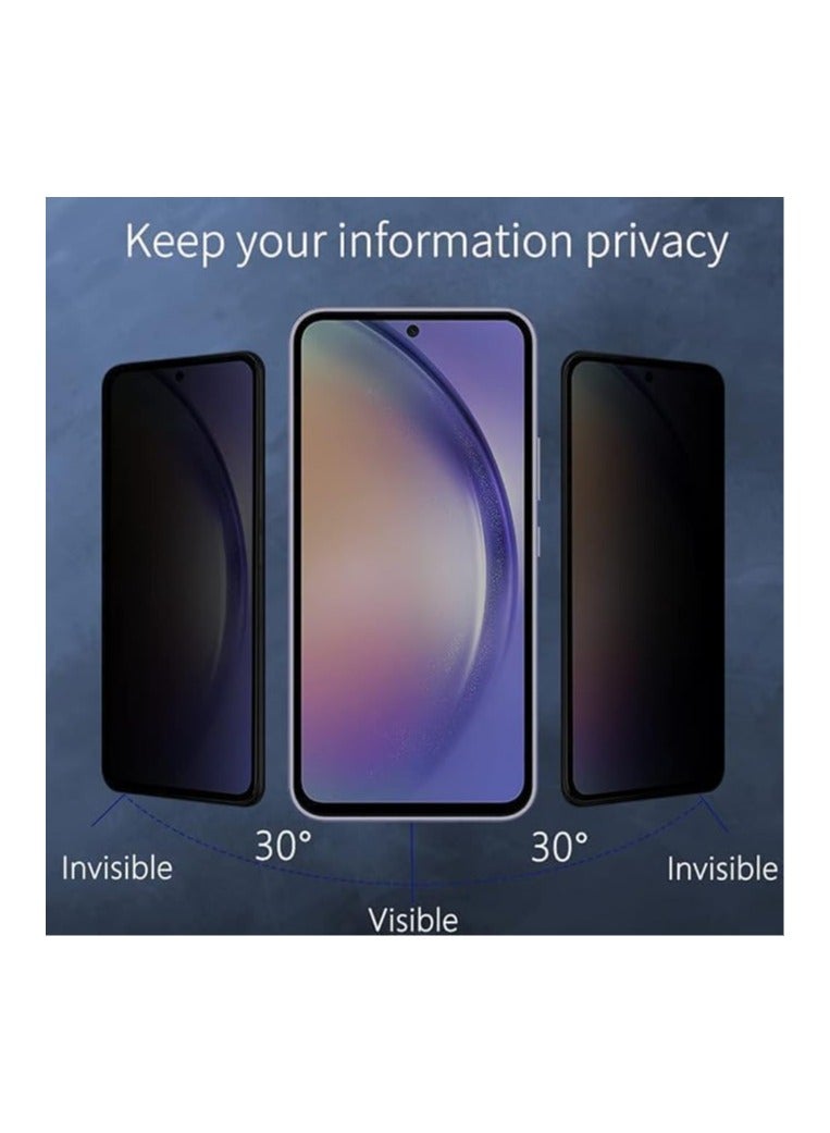 Privacy Screen Protector Compatible with vivo V40 Tempered Glass Film, Anti Spy Anti-Scratch Gloss Finish Scratch Resistant High Sensitivity, (Does not support fingerprint) - Image 3