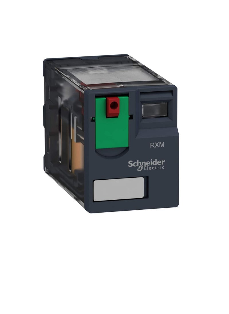 Schneider Electric Schneider Electric 8 Pin 12A Zelio Miniature Plug-in Relay,24VDC Coil Voltage, RXM2AB1BD (Pack of 3)  - Image 1
