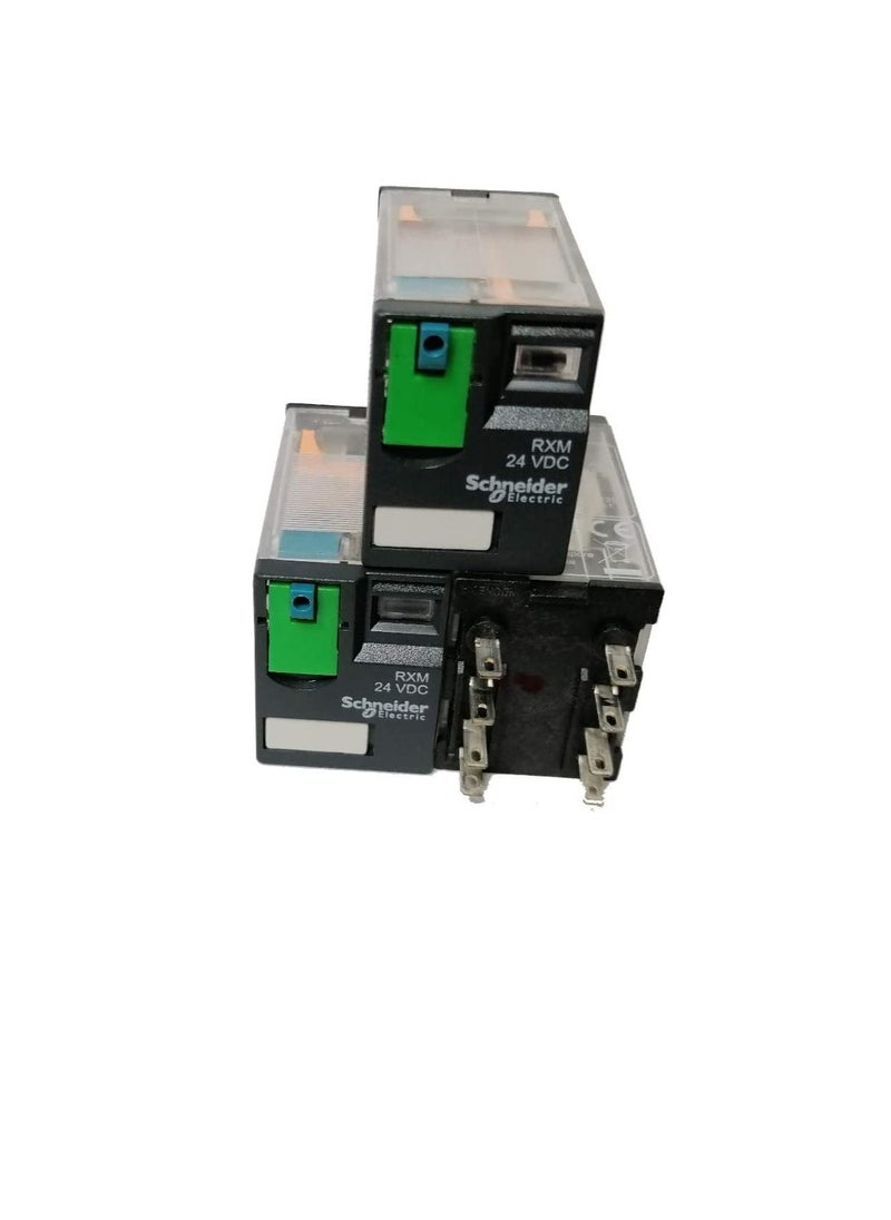 Schneider Electric Schneider Electric 8 Pin 12A Zelio Miniature Plug-in Relay,24VDC Coil Voltage, RXM2AB1BD (Pack of 3)  - Image 3