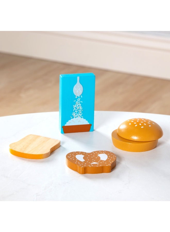 Melissa & Doug مجموعة ألعاب الطعام الخشبية من ميليسا ودوج - الحبوب - Image 3