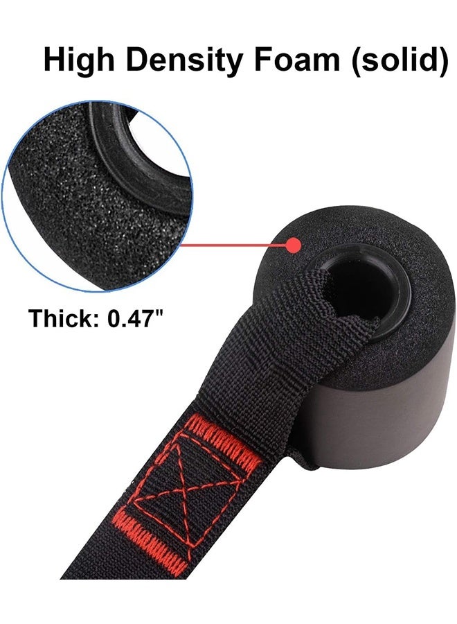 JCB CHIC 2pcs Resistance Band Upgrade Door Anchor Strap ,Workout Resistance Band Door Anchor, Portable Easy Assemble Secure Multi Point Anchor Gym For Strength Training And Home Fitness - Image 4