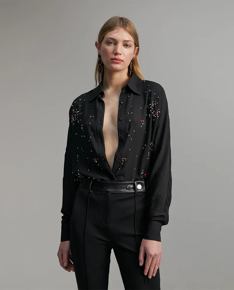 Lola Casademunt Shirt with rhinestone detail