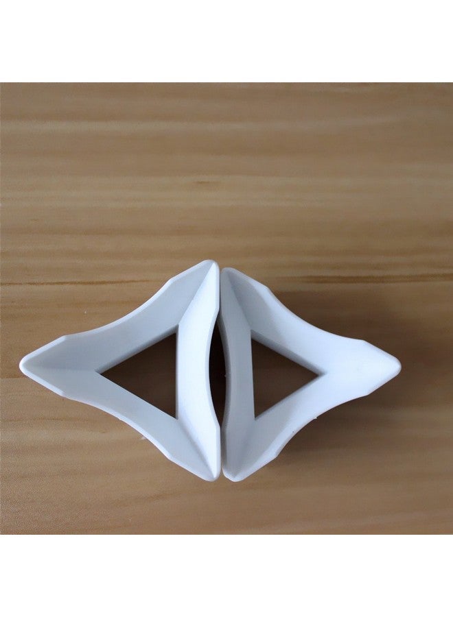 GoodPlay Goodplay Newest 14 pcs Cube Stand Plastic for Puzzle Cube Holder Show - White Cube Tripod  - Image 4