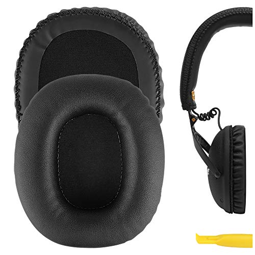Geekria Replacement Ear Pads for Marshall Monitor First Gen Headphones Ear Cushions Black - Image 1