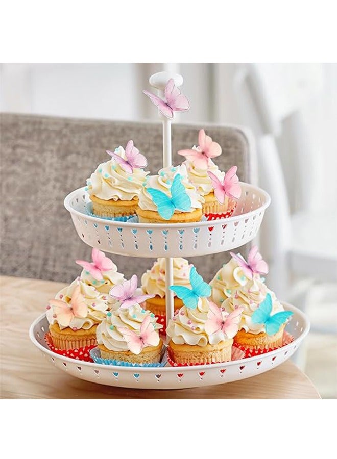 48 قطعة من الورق المقوى للأكل فراشة ، كعكة وكأس تزيين الكعكة - Image 5