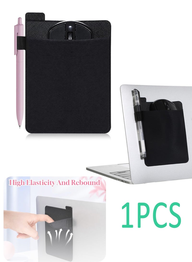 Portable External Hard Drive Holder Self Adhesive Storage Sleeve Reusable Pocket Organizer For Solid State Drive Cable Mouse Accessories - Image 1