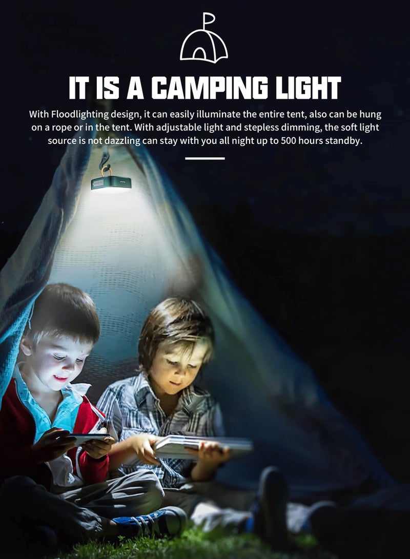 WUBEN F5 LED للتخييم في الهواء الطلق ضوء مصباح يدوي قابل لإعادة الشحن، بنك الطاقة 5200 مللي أمبير في الساعة، فانوس LED مع فانوس خيمة مغناطيسي IP64 مقاوم للماء 3 أوضاع إضاءة للتخييم والمشي لمسافات طويلة وطوارئ الإعصار والمنزل - Image 4
