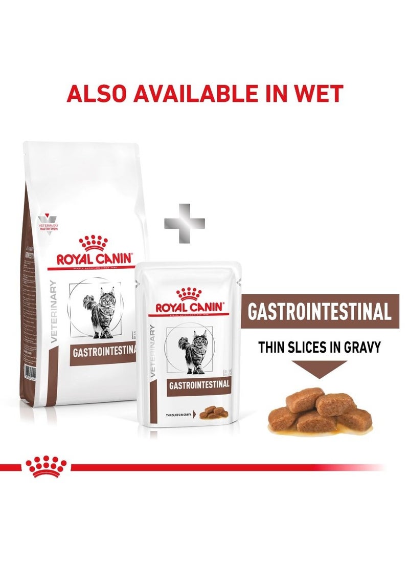 Royal Canin Gastrointestinal Dry Cat Food – Complete Diet for Digestive Health, Diarrhea, IBD, and Post-Surgery Recovery 2Kg