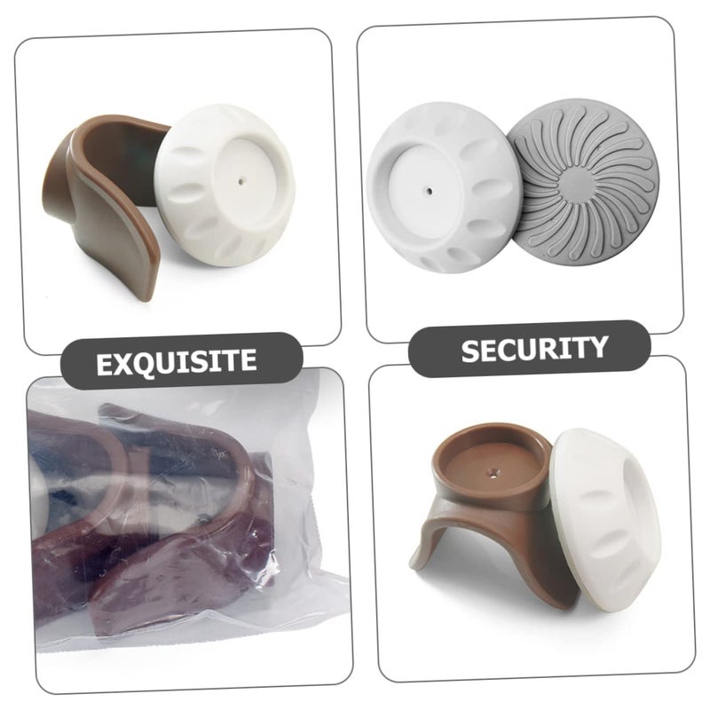 U Shaped Wall Bumper Protector 4 Pack Easy Installation for Indoor Pet Gates - Image 3