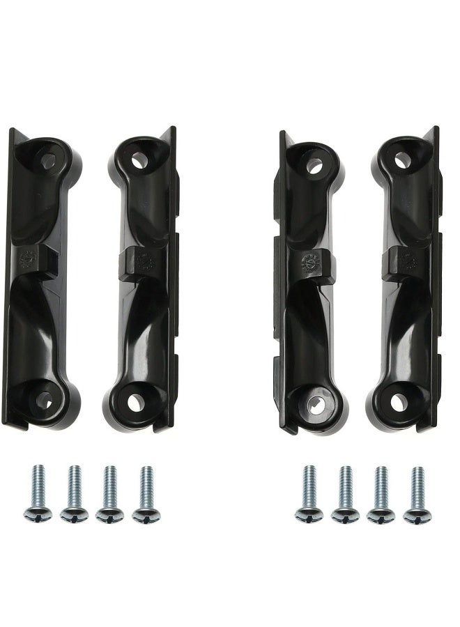 Loquat 4 PCS Black CPU Fan, AM4 Backplane Back Durable CPU Heatsink Bracket, CPU Fan Support Bracket for AM4  - Image 1
