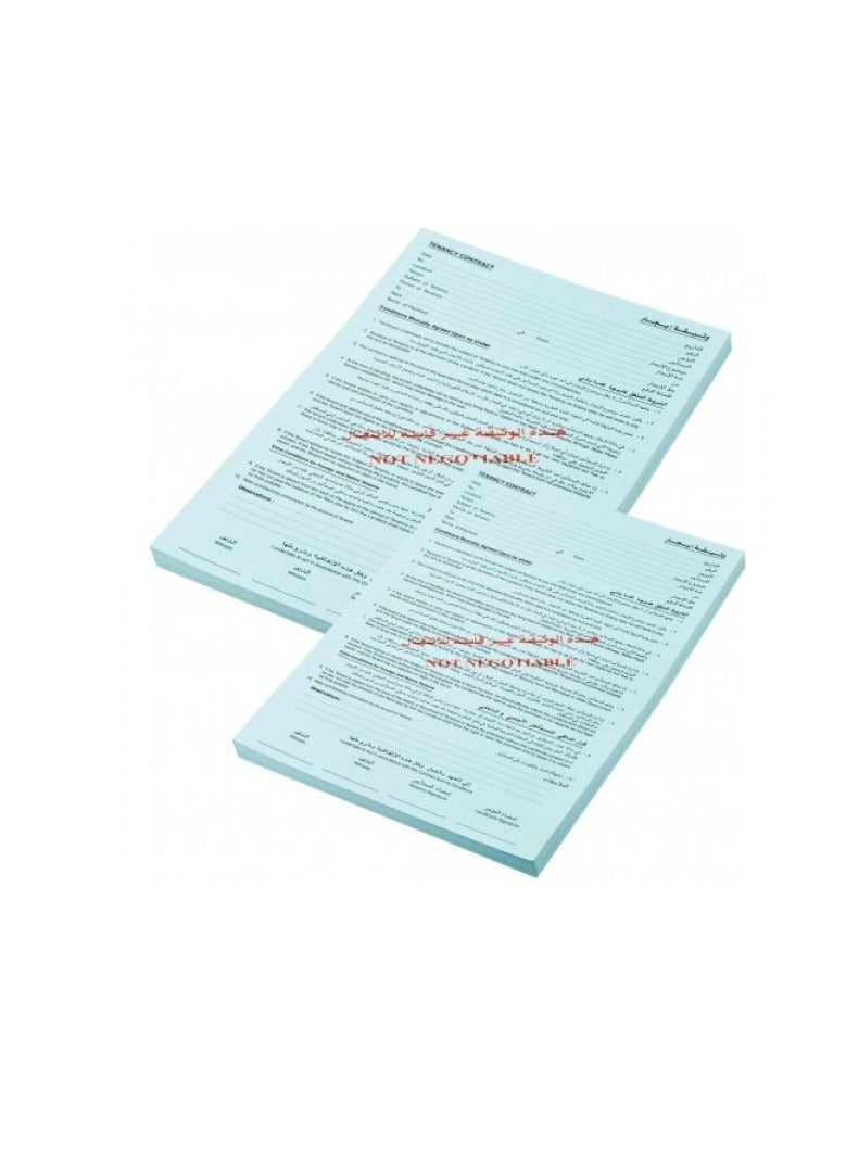 A pack of tenancy contracts that are used for official purposes