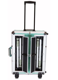 MAYLAN Makeup Train Stand Case With Pro Studio Artist Trolley And Lights Tiffany  - Image 4