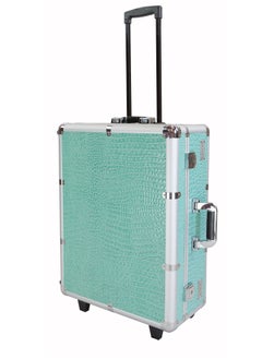 MAYLAN Makeup Train Stand Case With Pro Studio Artist Trolley And Lights Tiffany  - Image 3