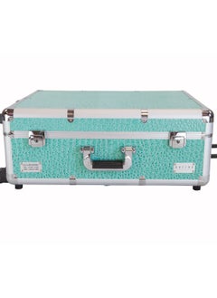 MAYLAN Makeup Train Stand Case With Pro Studio Artist Trolley And Lights Tiffany  - Image 2