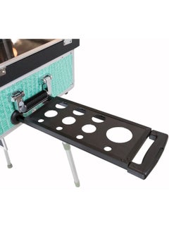 MAYLAN Makeup Train Stand Case With Pro Studio Artist Trolley And Lights Tiffany  - Image 5